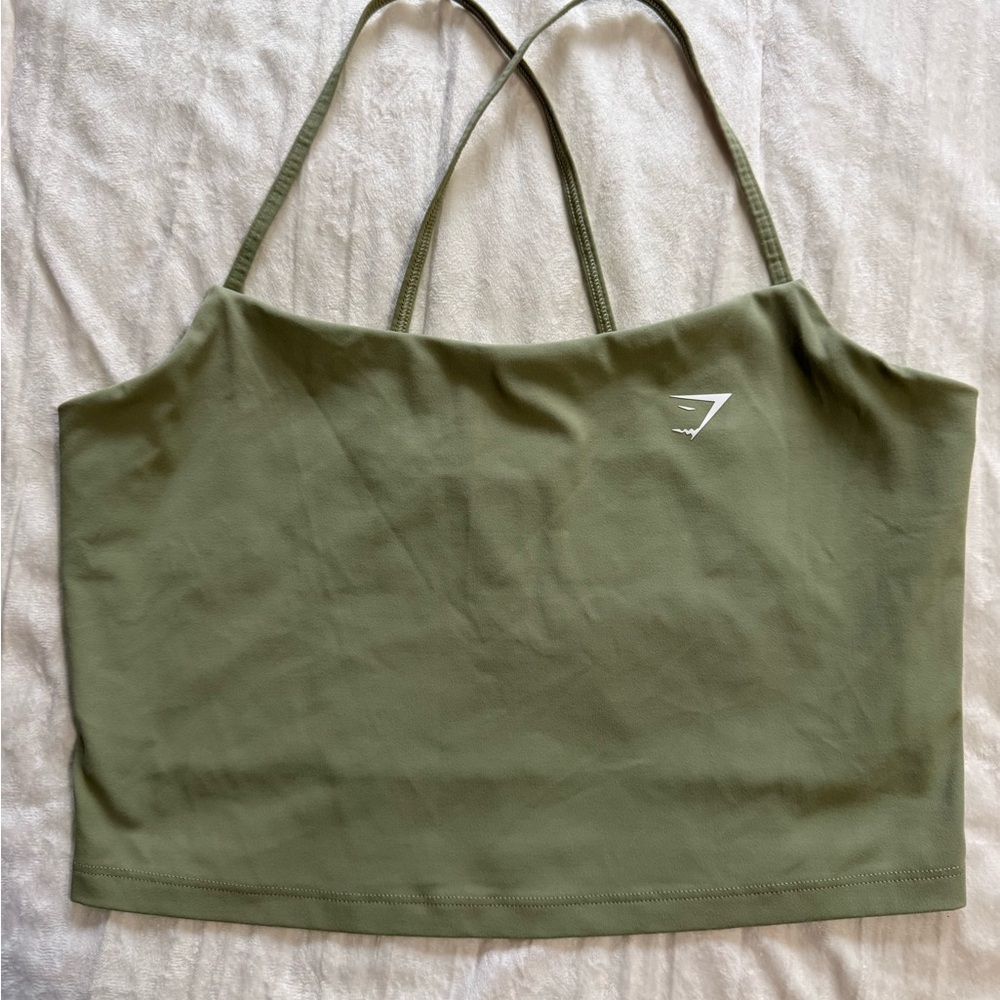 Gymshark Light Green Crop Top